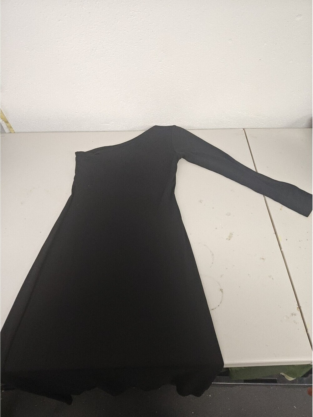 Vintage Lauren Ralph Lauren One Shoulder Maxi Dress Gown Small Black 90s Y2K